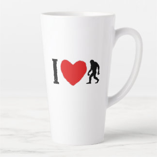 I ❤️ Bigfoot Coffee Mok – Classic Cryptid Lover's