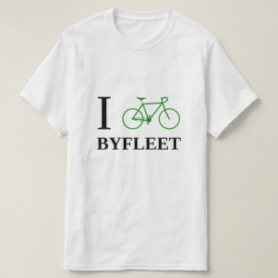 I Bike BYFLEET (groen fietspictogram) T-shirt