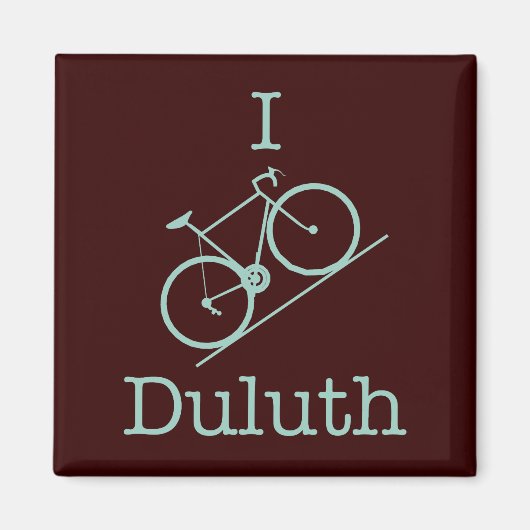 I Bike Duluth Magneet (Voorkant)