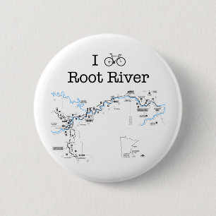I Bike Root River Ronde Button 5,7 Cm