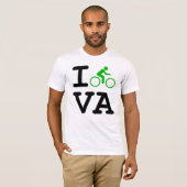 I Bike VA T-shirt (Voorkant volledig)