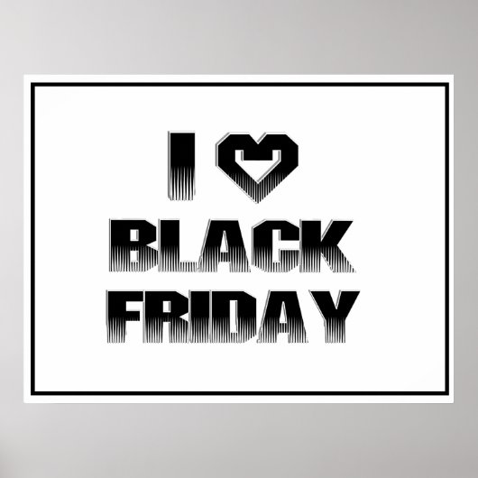 I BLACK FRIDAY POSTER (Voorkant)