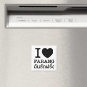 I Black Heart (Love) Farang Magneet (Insitu (Vaatwasser))