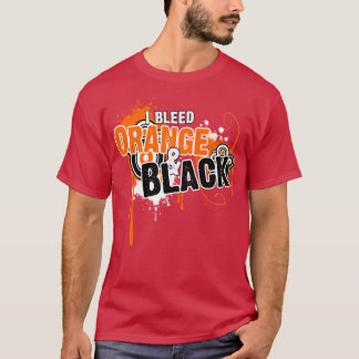 I Bleed Oranje and Black T-shirt