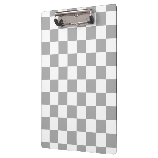 I Bleed Racing Check Black White, aangepast Klembord (Links)