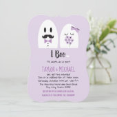 I Boo Halloween Wedding Invitations Kaart (Staand voorkant)