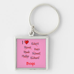 "I & Boys" Sleutelhanger
