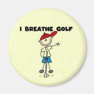 I Breathe Golf Magneet