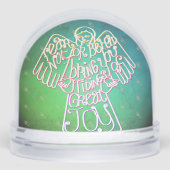 "I bring you tidings of great joy"Snow Globe (Avant)