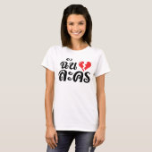 I Broken Heart (Love) Lakhon ĀThai Language Ā T-shirt (Voorkant volledig)