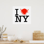I Bug New York Poster (Keuken)