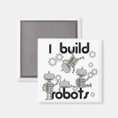 I Build Robots Magneet (Voorkant / Achterkant)
