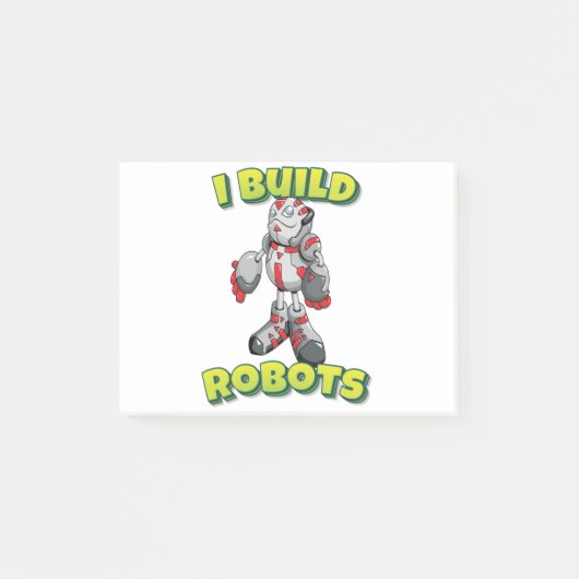 I Build Robots Post-it® Notes (Voorkant)
