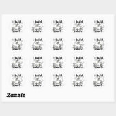 I Build Robots Ronde Sticker (Vel)