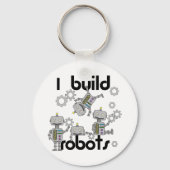 I Build Robots Sleutelhanger (Voorkant)