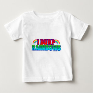 I Burp Rainbows Funny Baby Quote Art