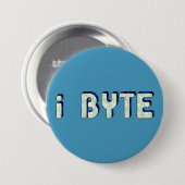 I Byte Ronde Button 7,6 Cm (Voorkant /achterkant)