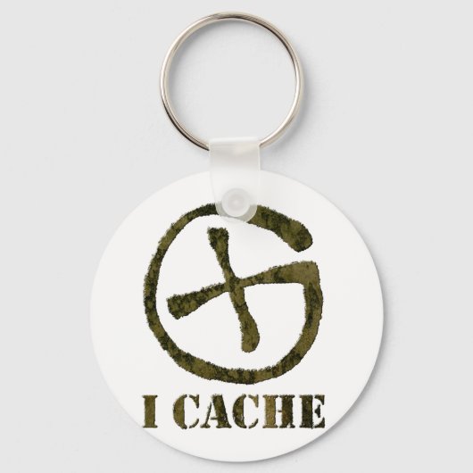 I CACHE sleutelhanger (Voorkant)