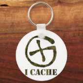 I CACHE sleutelhanger (Voorkant)