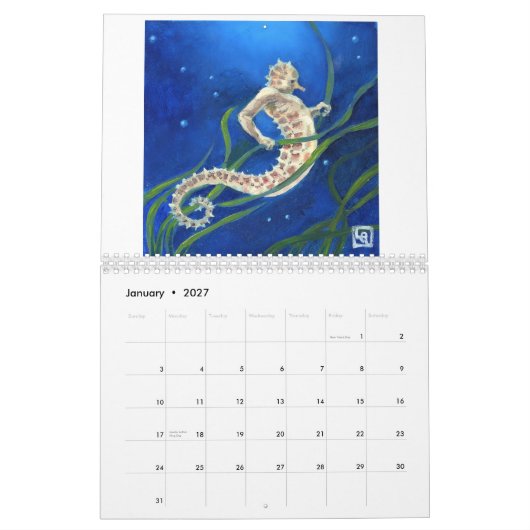I calendrier 2011 de personnes de mer (Jan 2027)