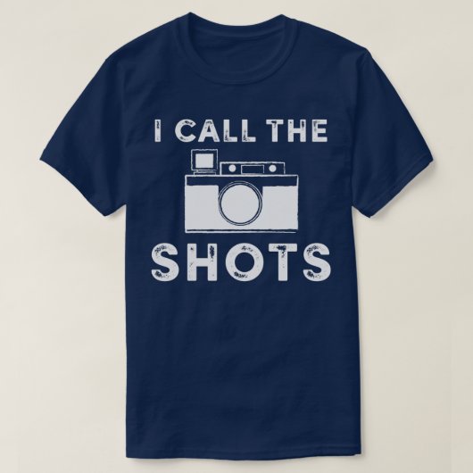 I call the shots White Graphic  T-shirt (Design voorkant)