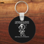 I Came To Give And Punch Heretics St Nicholas Icon Sleutelhanger (Voorkant)