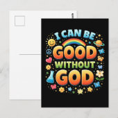 I Can Be Good Without God Briefkaart (Voorkant / Achterkant)