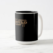 I Can Build It Coffee Mug (Black) (Devant droit)