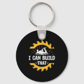 I Can Build That Funny Carpenter Gift Sleutelhanger (Voorkant)