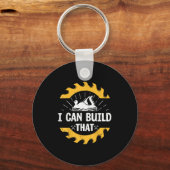 I Can Build That Funny Carpenter Gift Sleutelhanger (Voorkant)