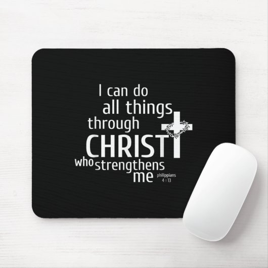 I Can Do All Things Through Christ - Christian Gif Muismat (Met muis)