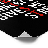 I Can Do All Things Through Christ God Christian B Poster (Hoek)