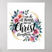 I Can Do All Things Through Christ  Poster (Voorkant)