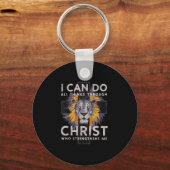 I Can Do All Things Through Christ  Sleutelhanger (Voorkant)