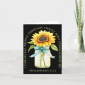 I Can Do All Things Through Christ Who Strengthens Kaart (Voorkant)