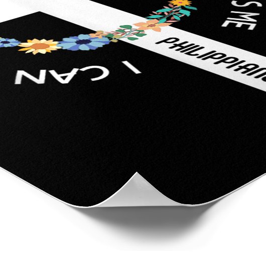 I Can Do All Things Through Christ Who Strengthens Poster (Hoek)