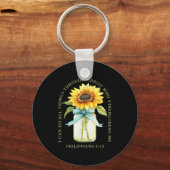 I Can Do All Things Through Christ Who Strengthens Sleutelhanger (Voorkant)