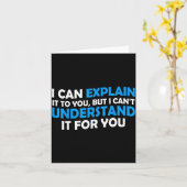 I Can Explain It To You But I Cant Understand - Fu Kaart (Gele Bloem)