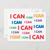 I CAN POSTCARD BRIEFKAART (Voorkant / Achterkant)