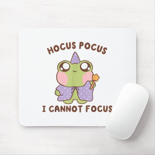 I Cannot Focus Funny Adhd Sitive Frog  Muismat (Met muis)