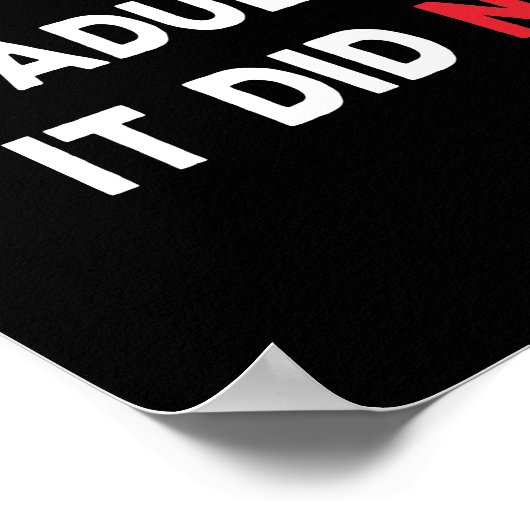 I Can't Adult Today - Funny Introvert Poster (Coin)