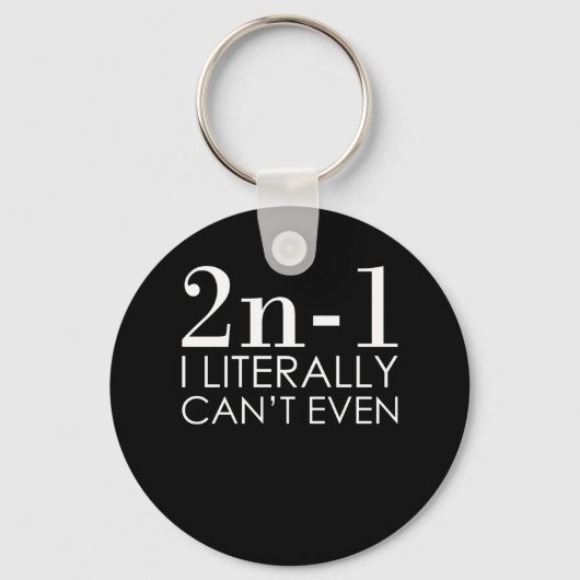 I Can't Even Math Teacher Mathematics Maths Sleutelhanger (Voorkant)