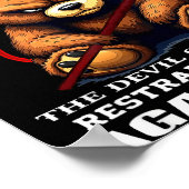 I Can't Go To Hell The Devil Still Has A Restraini Poster (Hoek)
