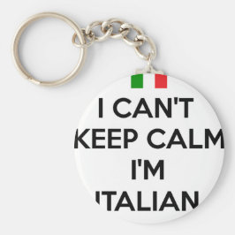 I CAN'T KEEP CALM... I'M ITALIAN SLEUTELHANGER