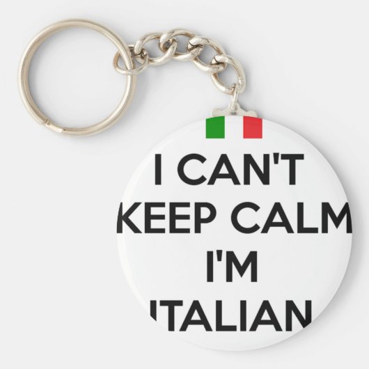 I CAN'T KEEP CALM... I'M ITALIAN SLEUTELHANGER (Voorkant)