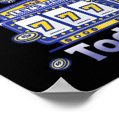 I Can't Wait To Gamble Today Funny Gambler Saying Poster (Hoek)