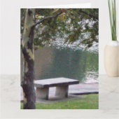 I Care Poem Wenskaart Kaart (Voorkant)