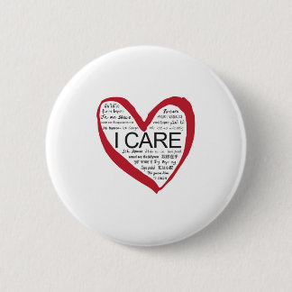 I CARE RONDE BUTTON 5,7 CM