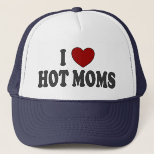 I casquette chaud de camionneur de mamans de coeur