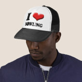 I casquette de bowling de coeur (En situation)